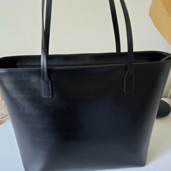Kate Spade New York Sawyer Street Large Black Leather Tote - Picture 4 of 9